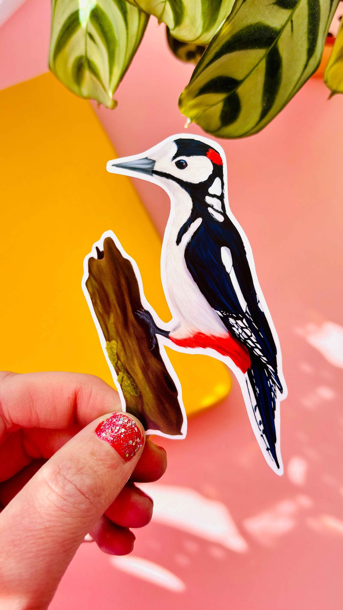 Garden Birds 10cm Vinyl Stickers: Nature Inspired Waterproof Decals