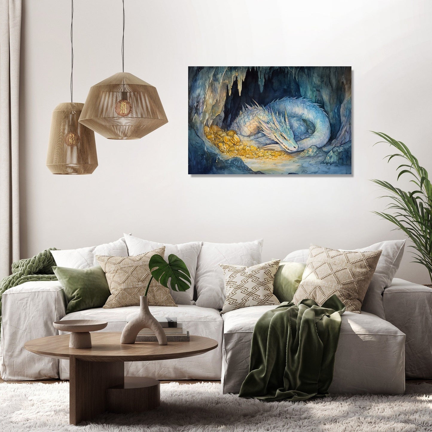 Draconic Reverie Chaos Canvas