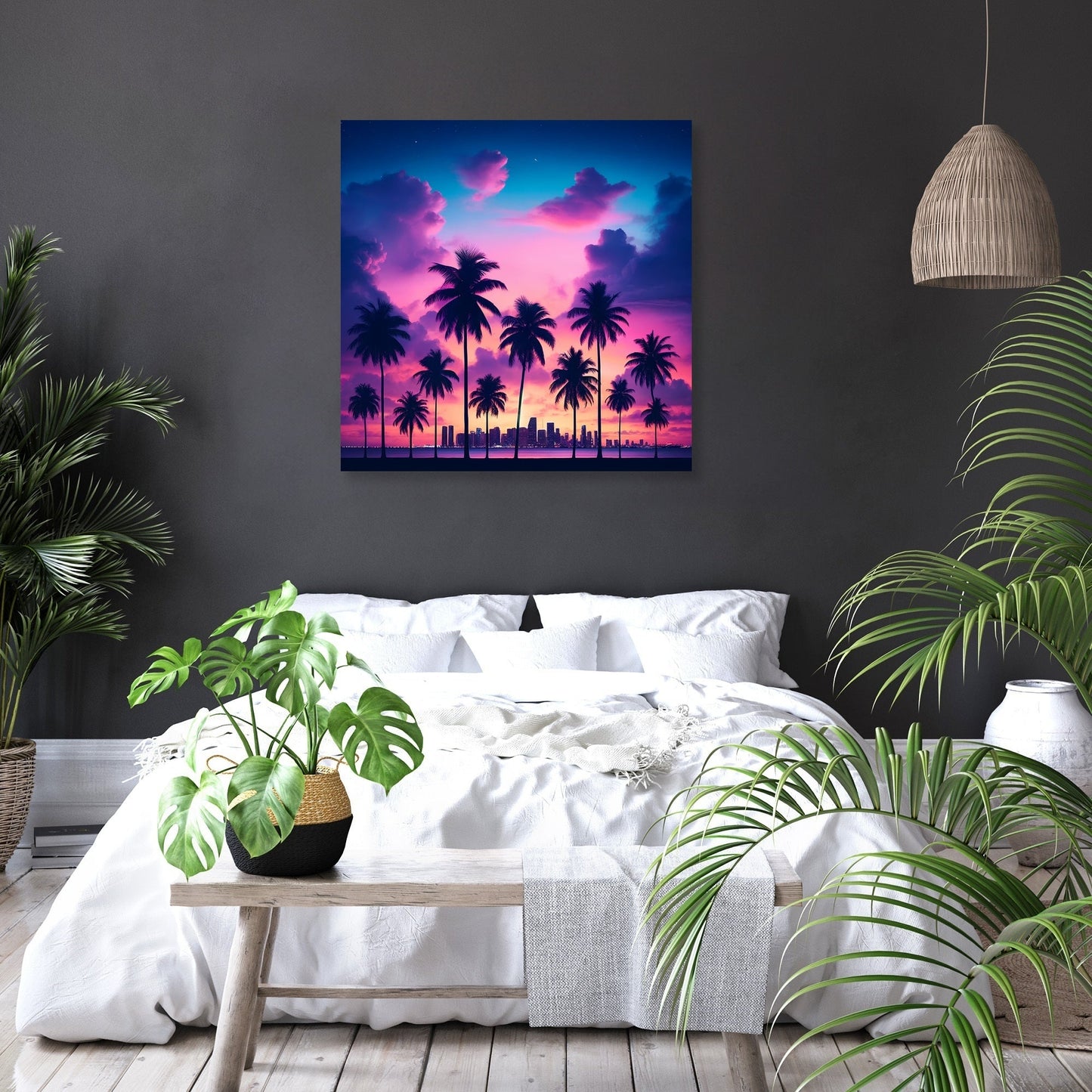 Miami Twilight Canvas