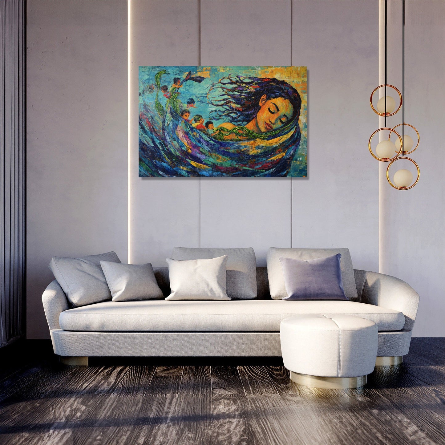 Sea Mother Vibrance Canvas