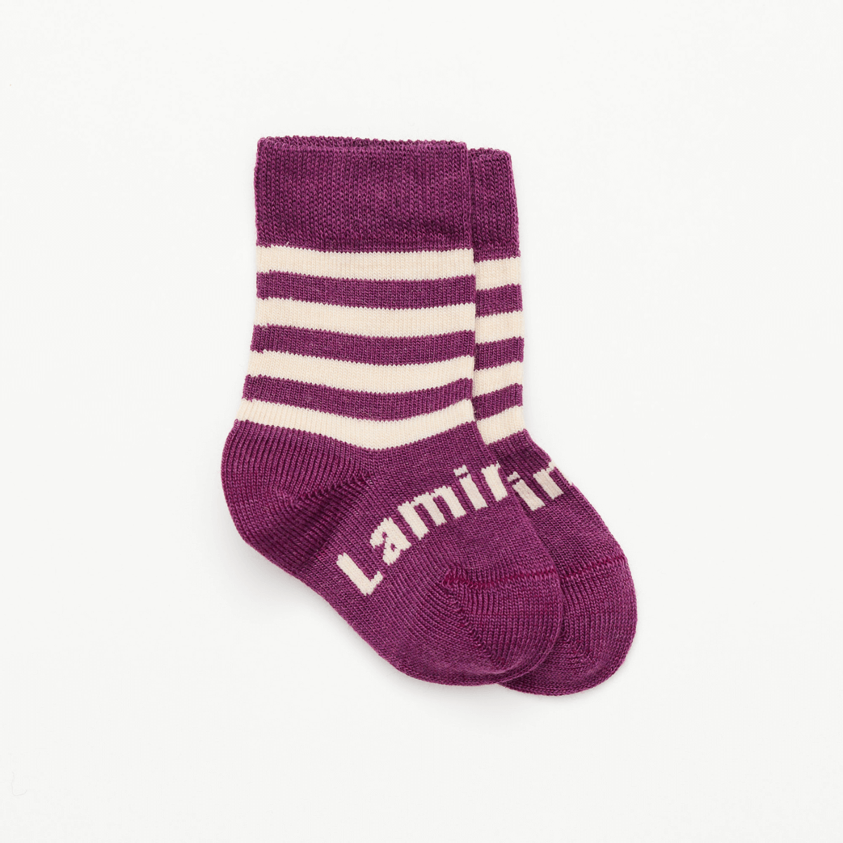 Lamington Crew Socks - Plum