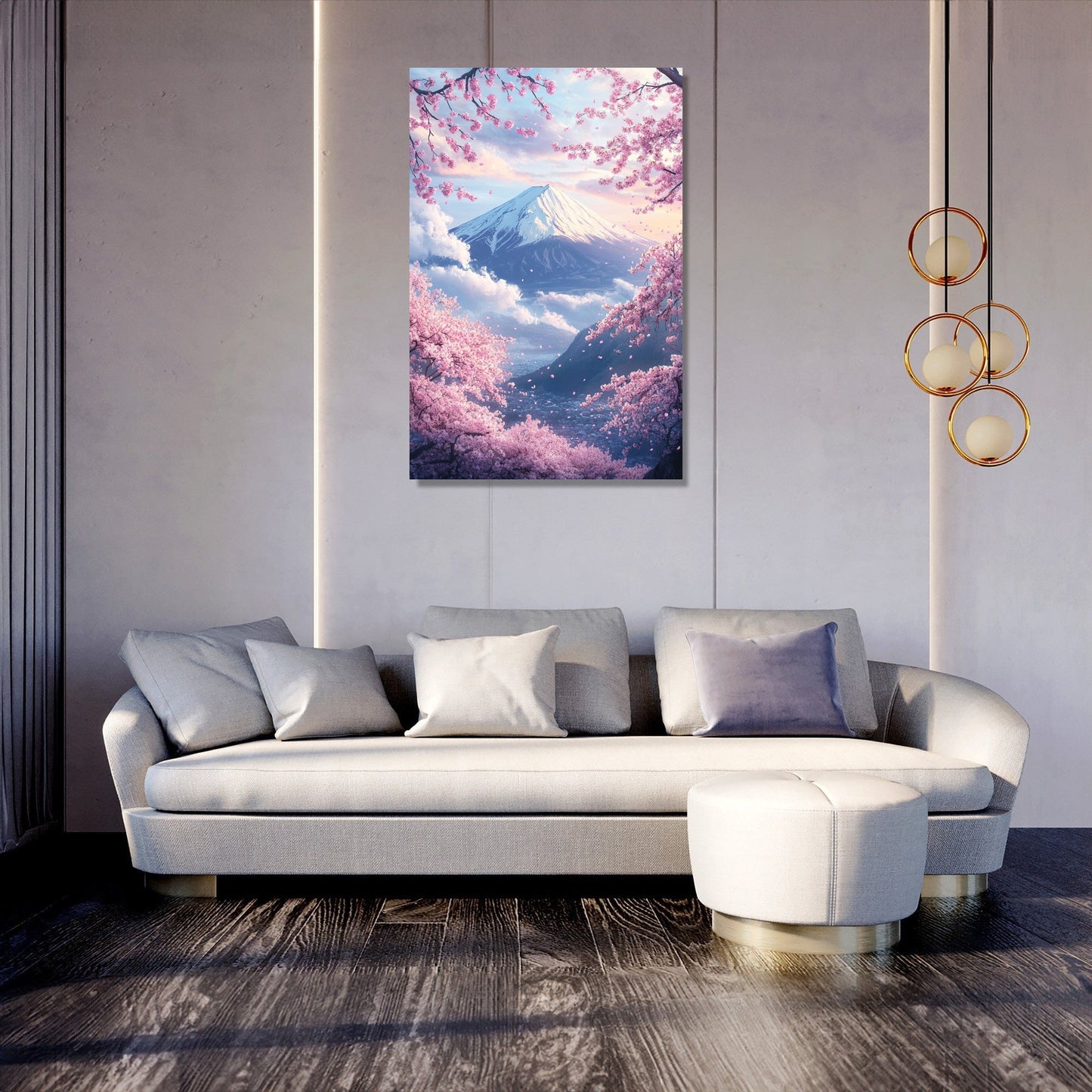 Mount Fuji Blossom Canvas