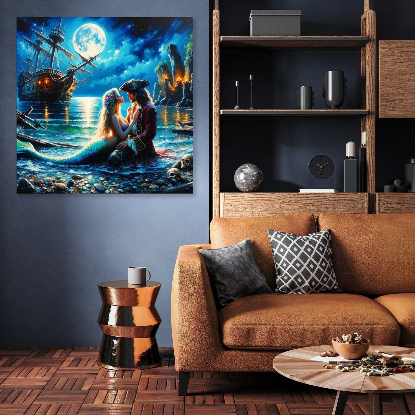 Moonlit Cove Rendezvous Canvas