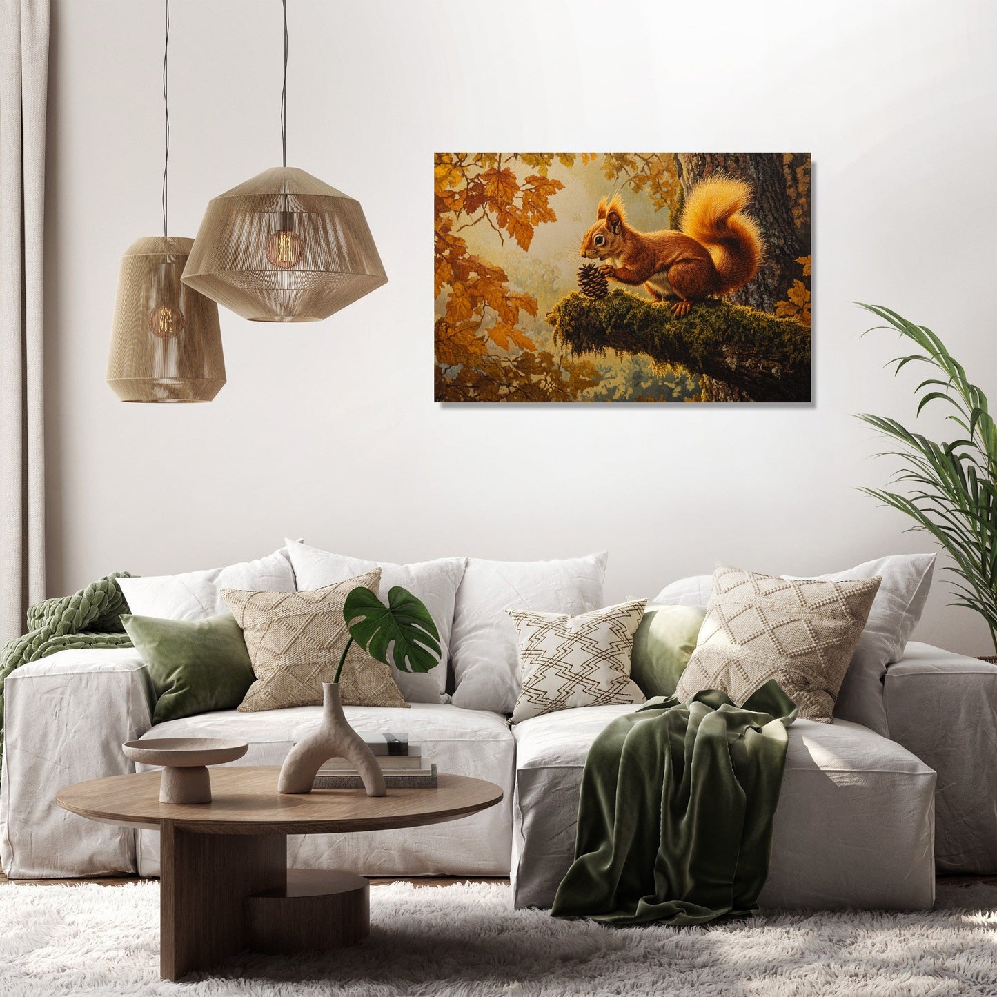 Red Squirrel Sanctuary Canvas