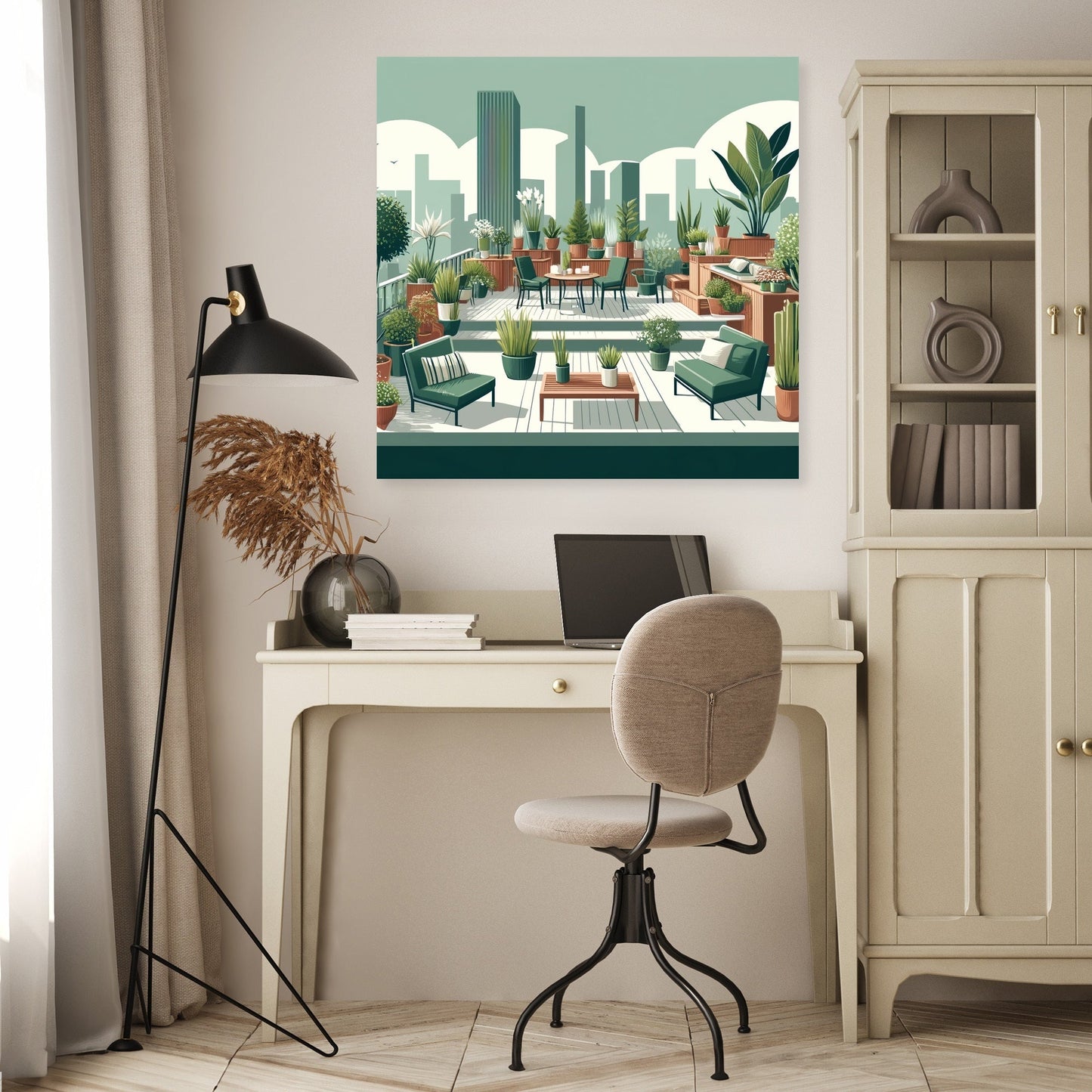 Rooftop Retreat Canvas