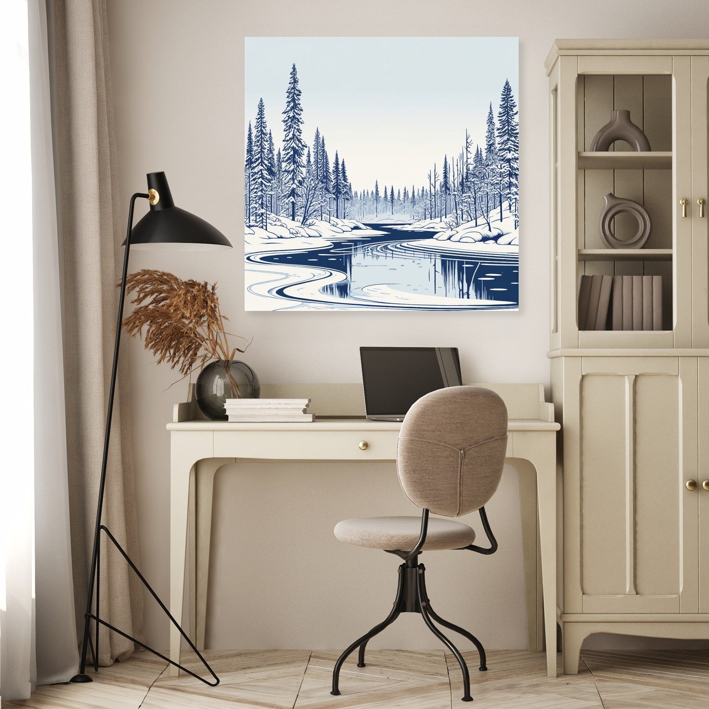 Lapland Winter Serenity Canvas
