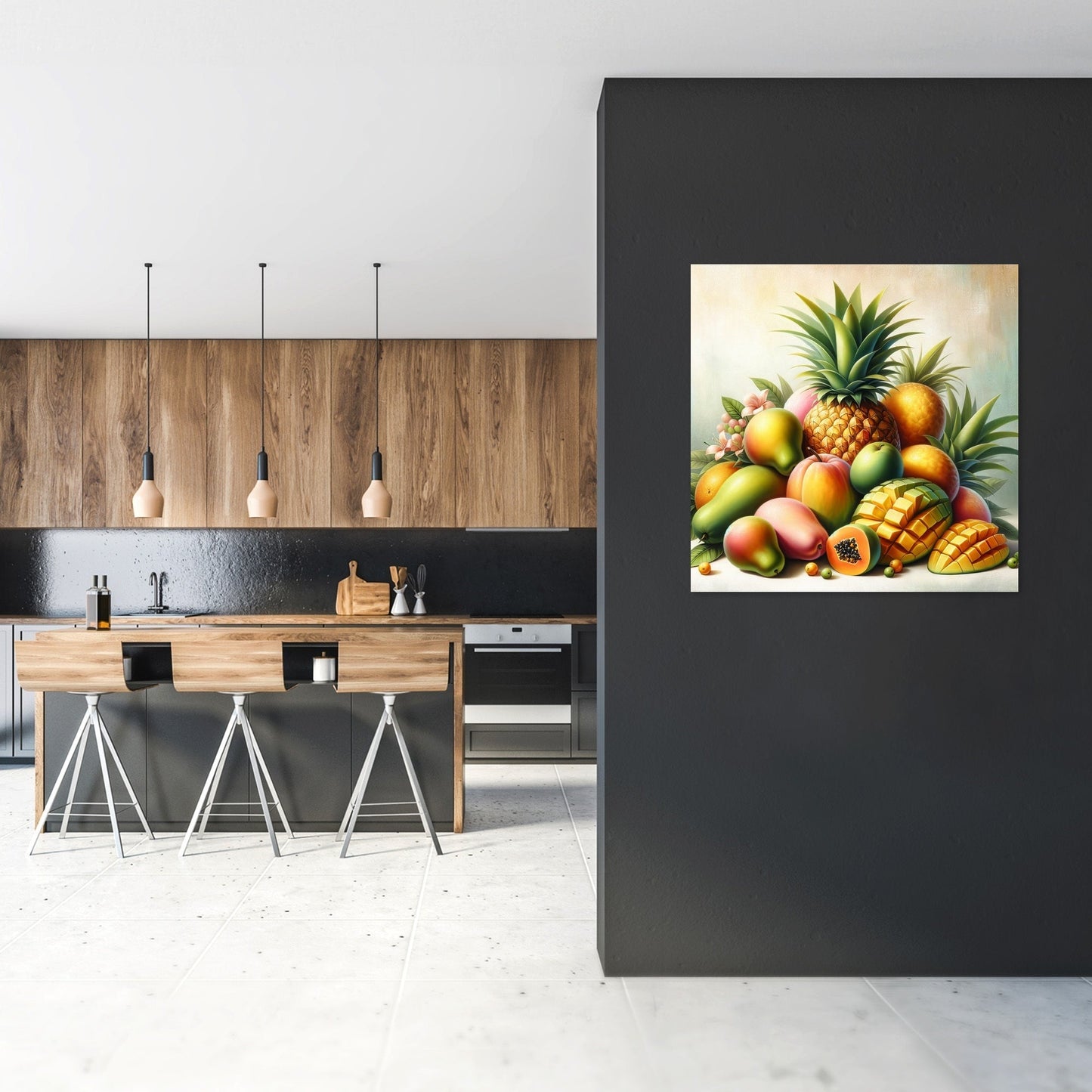 Tropical Fruit Serenade Canvas