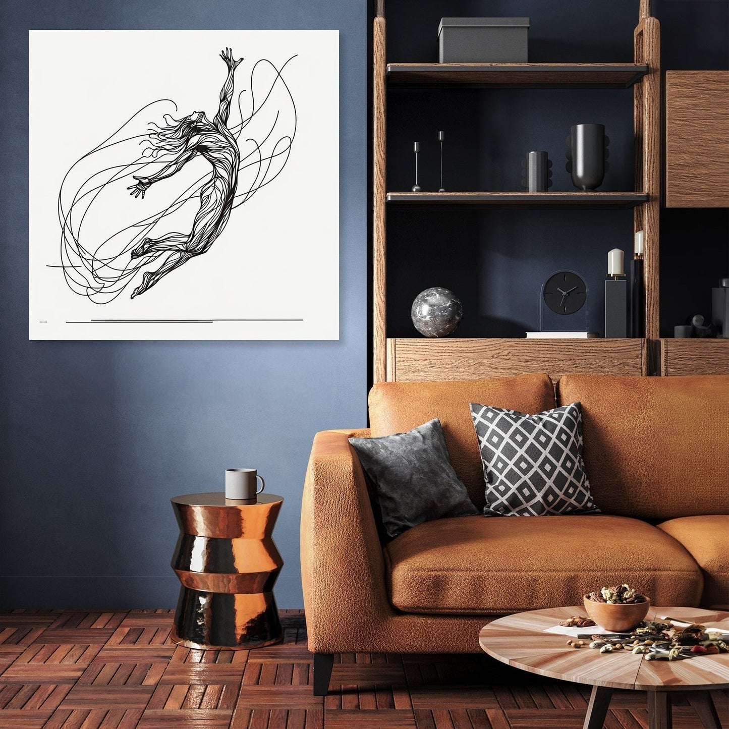 Skyward Leap Elegance Canvas