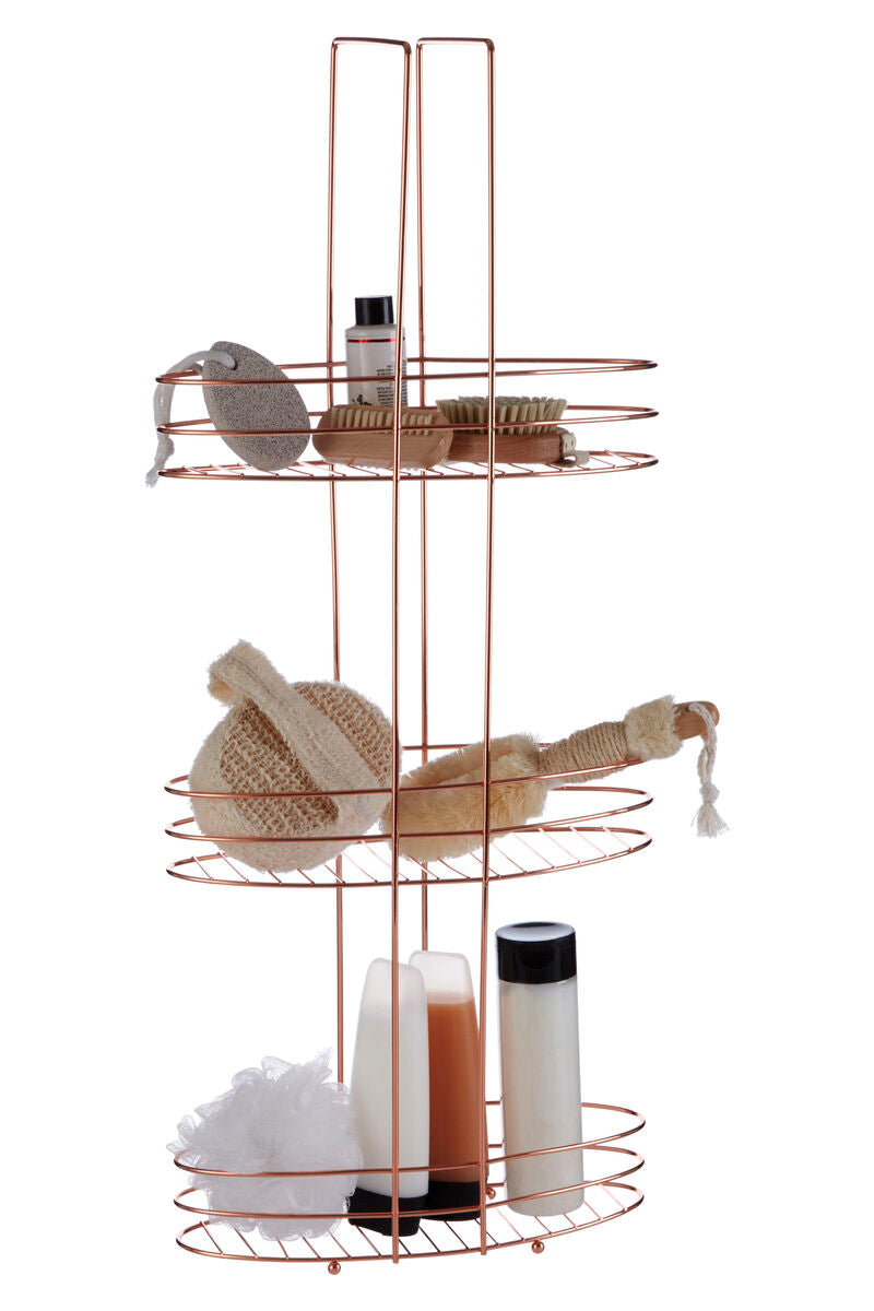 Dara 3 Tier Copper Plated Storage Rack