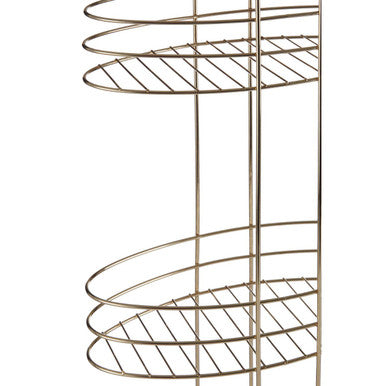 3 Tier Gold Plated Storage Rack | Dara