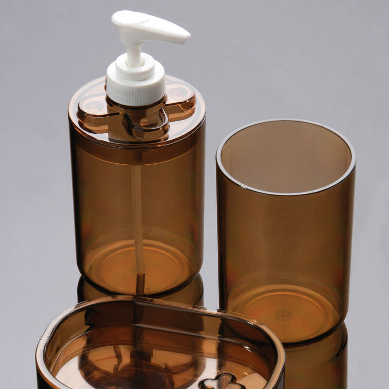 Opacity Smoke Brown Plastic Lotion Dispenser