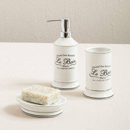 Le Bain White Ceramic Tumbler