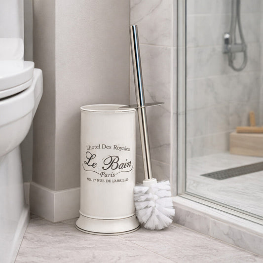 Le Bain White Toilet Brush With Holder