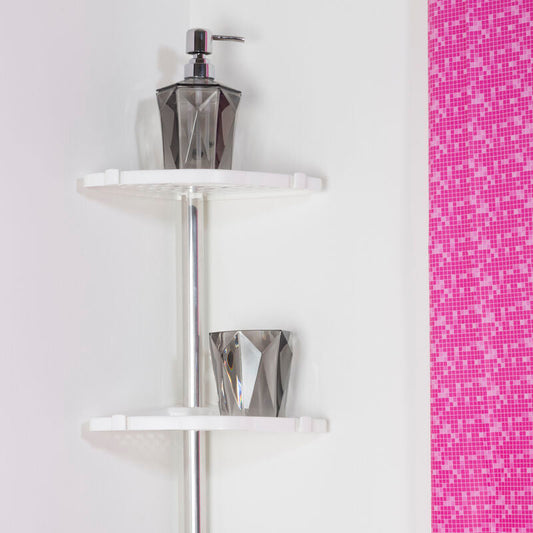 Bathe Ps Wall Mountable Corner Shelf Unit