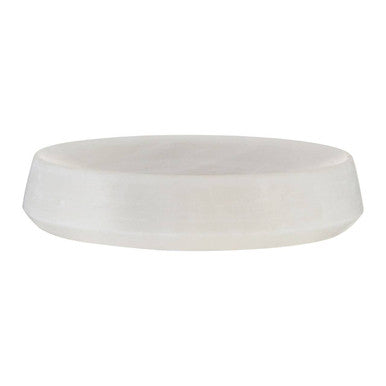 Abaska Off White Marble Soap Dish