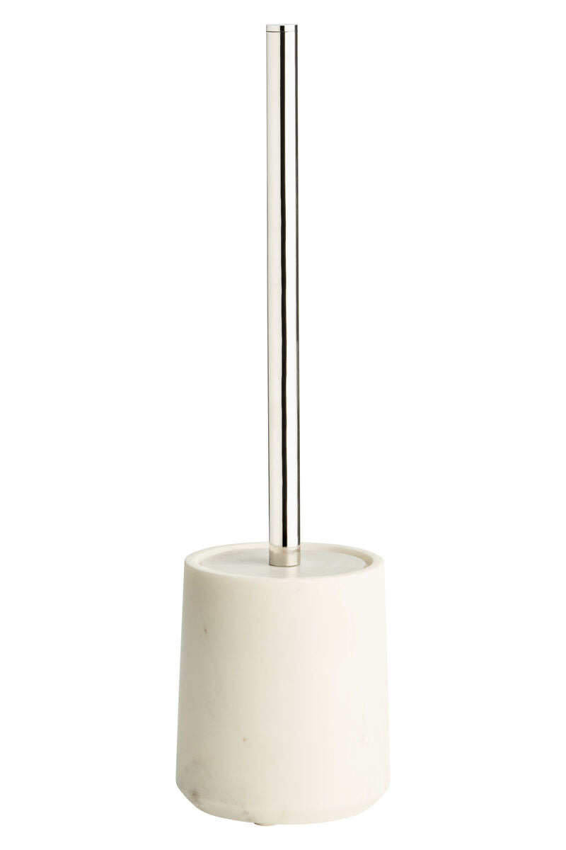 Off White Marble Toilet Brush | Abaska