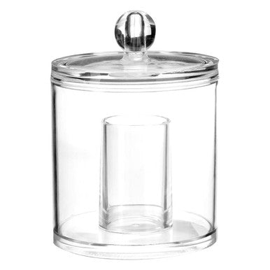 Beauty Cotton Ball and Bud | Clear Organiser