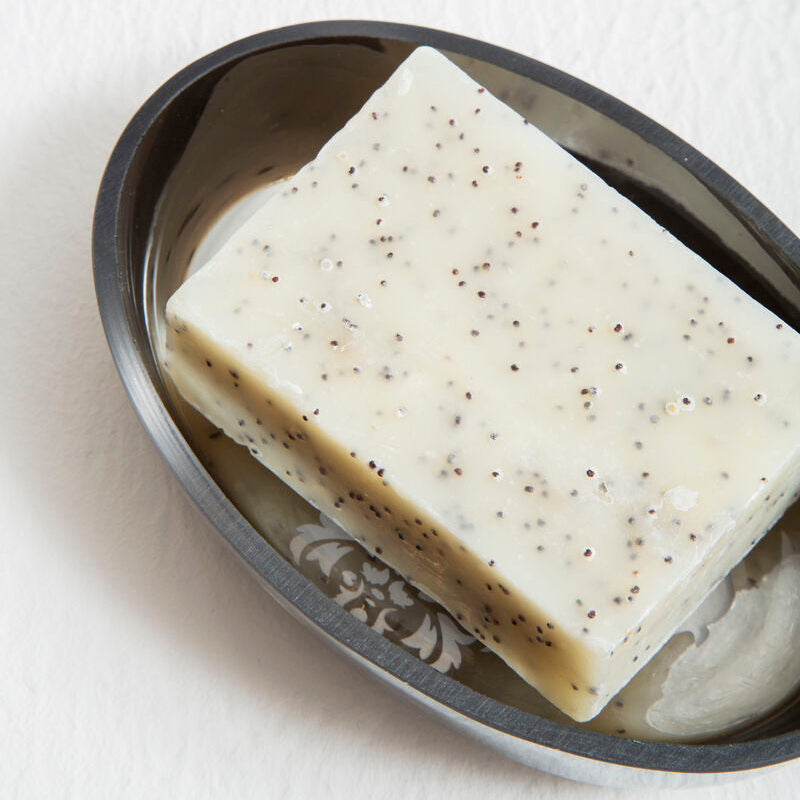 Elissa Silver Oval Soap Dish