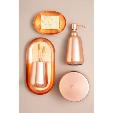 Copper Finish Storage Canister | Traze