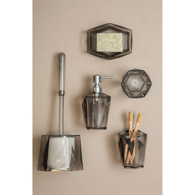 Dow Grey Acrylic Toothbrush Holder