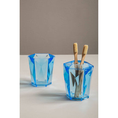 Dow Blue Acrylic Toothbrush Holder