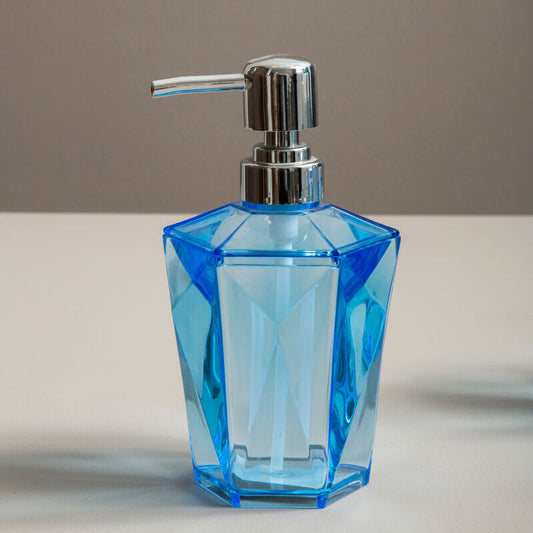 Dow Blue Acrylic Lotion Dispenser