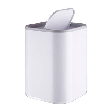Ando White Acrylic Waste Bin