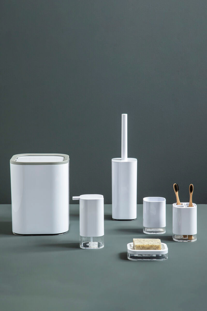 White Acrylic Waste Bin | Ando