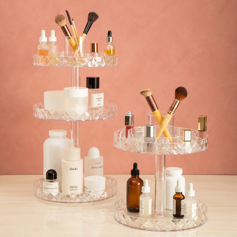 Three Tier Revolving Cosmetic Organiser | Beauty