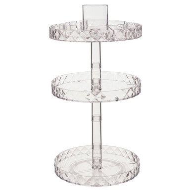 Three Tier Revolving Cosmetic Organiser | Beauty