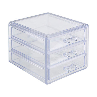 Beauty Cosmetic Organiser With 3 Drawers