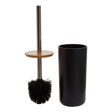 Canyon Black Toilet Brush Holder