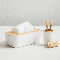 Canyon White Tissue Box