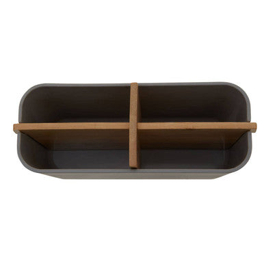 Canyon Grey 4 Section Organiser