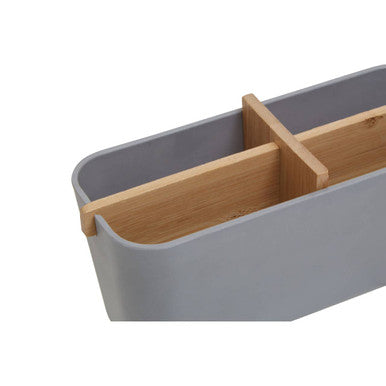 Canyon Grey 4 Section Organiser