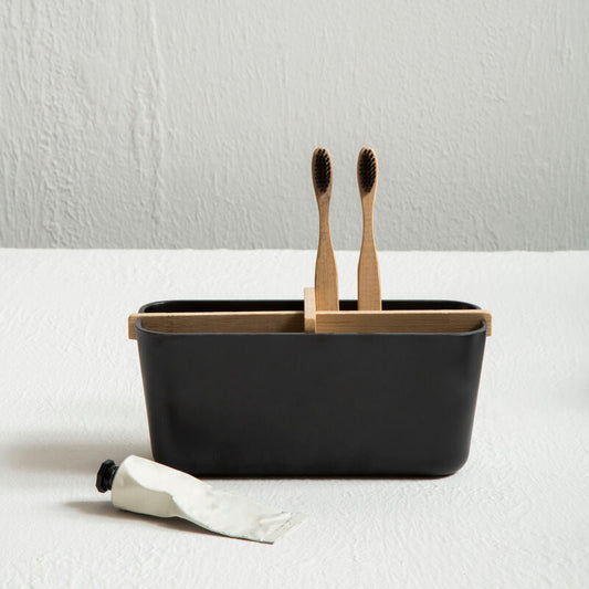 Canyon Black 4 Section Organiser