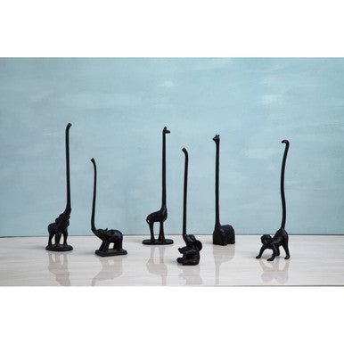Fauna Black Giraffe Toilet Roll Holder