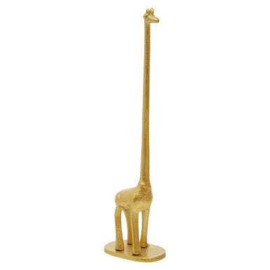 Fauna Gold Finish Giraffe Toilet Roll Holder
