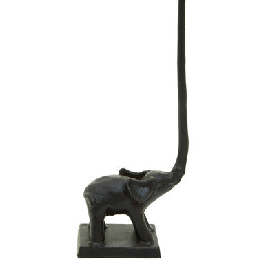 Fauna Black Finish Elephant Toiler Roll Holder
