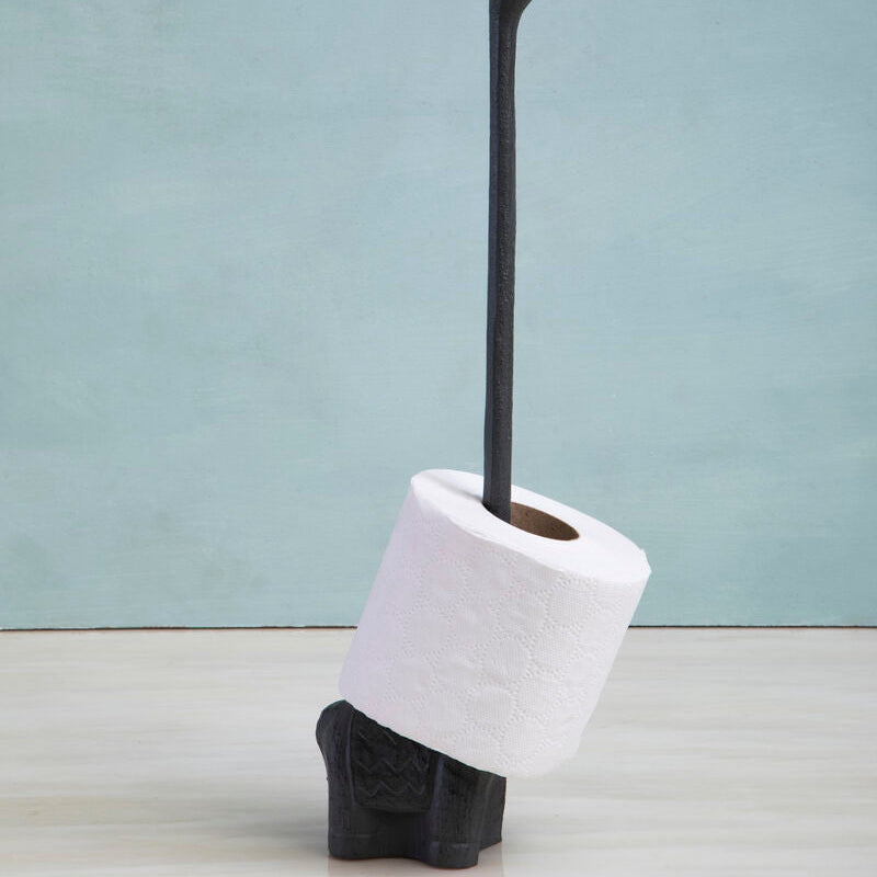 Grey Finish Llama Toilet Roll Holder | Fauna