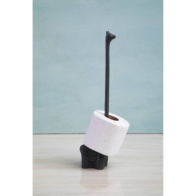 Fauna Grey Finish Llama Toilet Roll Holder