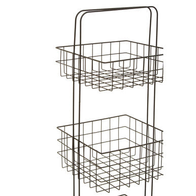 Three Tier Black Storage Caddy | Kirby