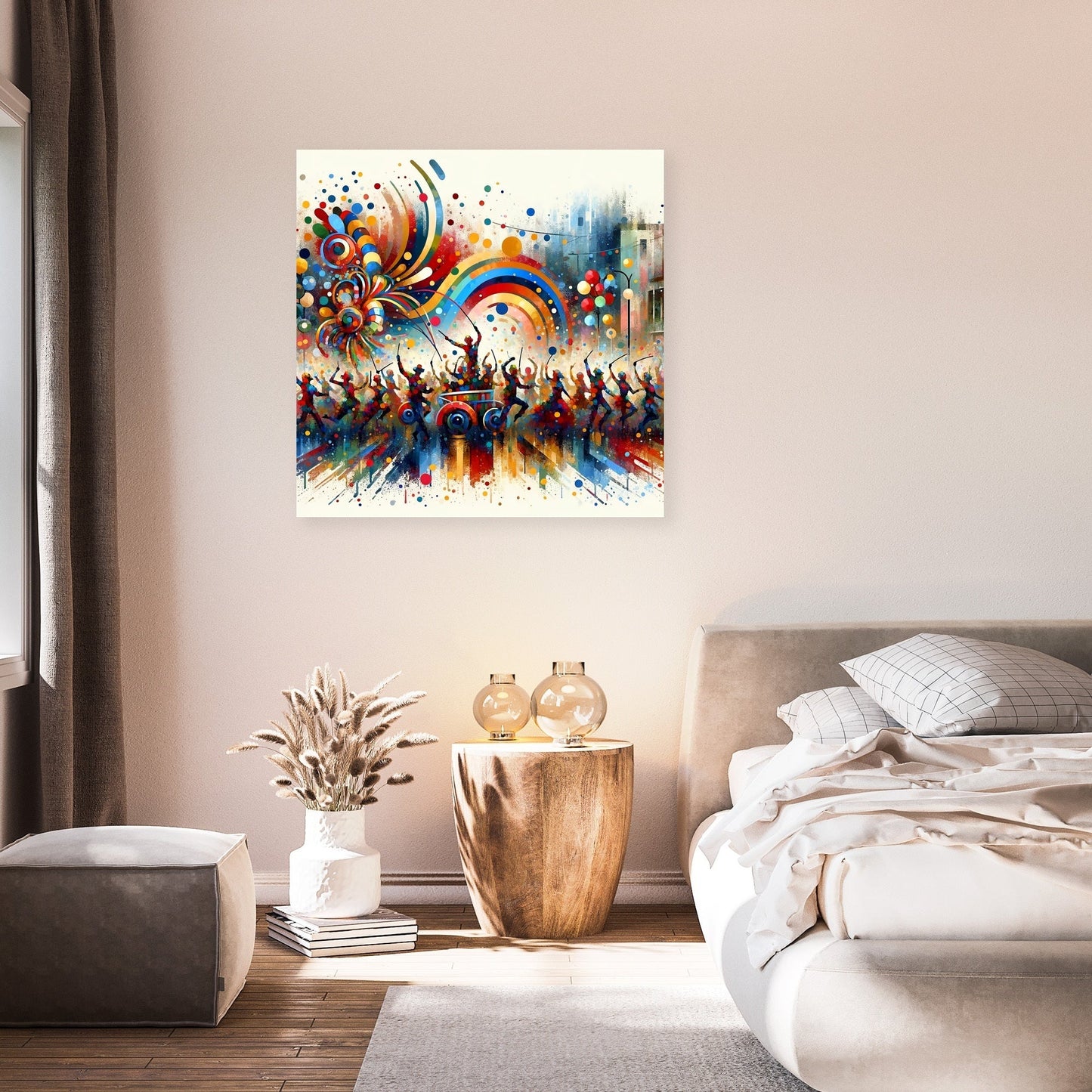 Festive Parade Canvas