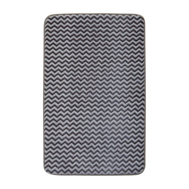 Soak Chevron Bath And Pedestal Mat Set