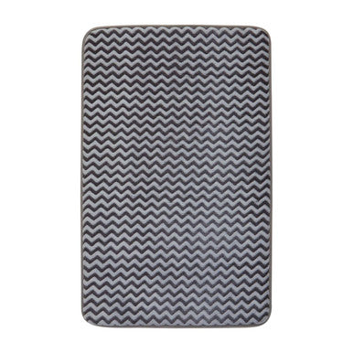 Soak Chevron Bath And Pedestal Mat Set