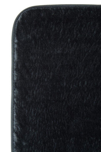 Soak Charcoal Grey Bath And Pedestal Mat Set