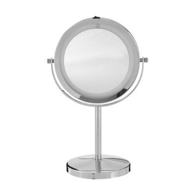 Clara Chrome LED Table Mirror