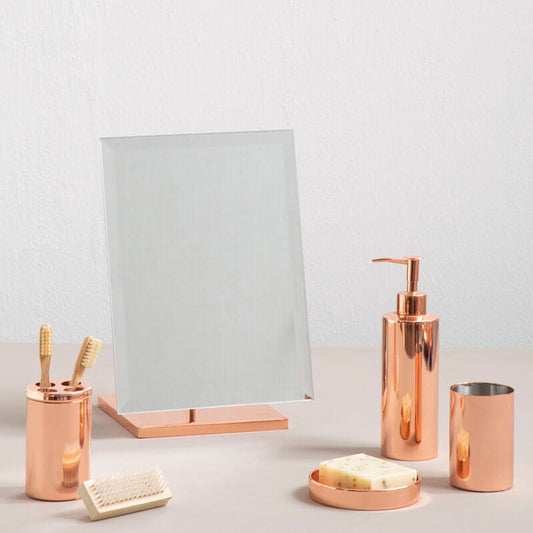 Clara Rose Gold Table Mirror