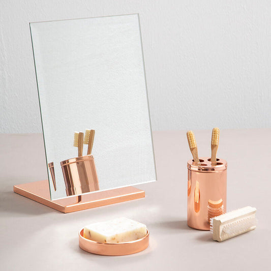 Clara Rose Gold Table Mirror