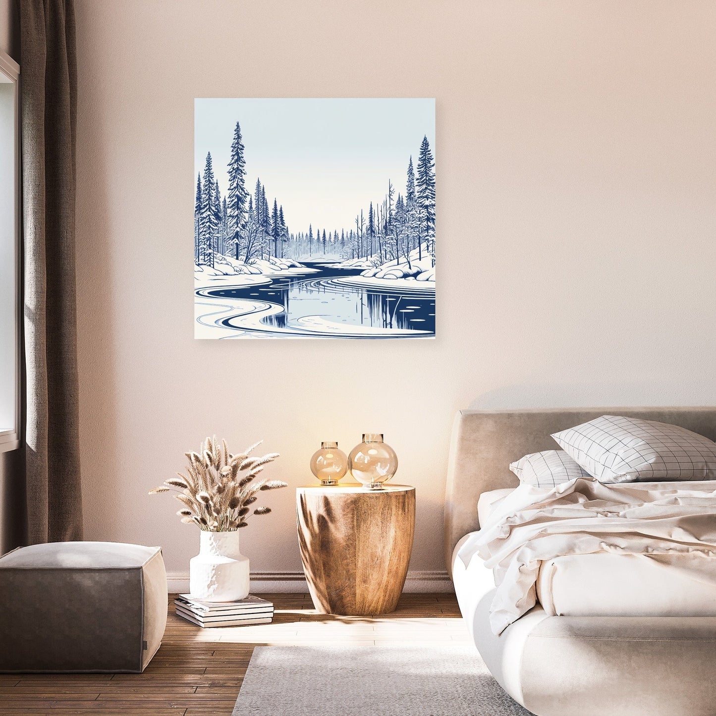 Lapland Winter Serenity Canvas